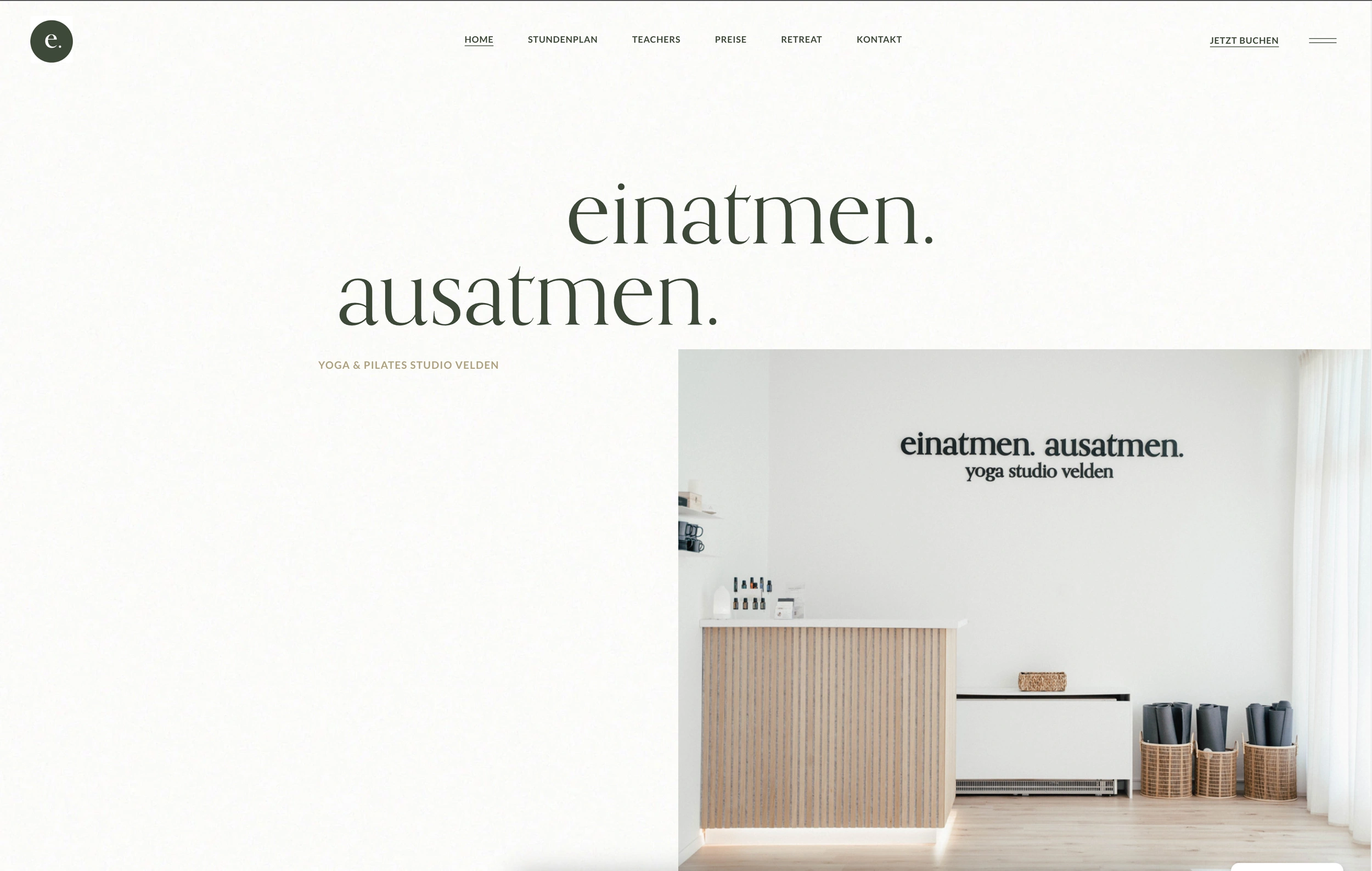 einatmen. ausatmen.