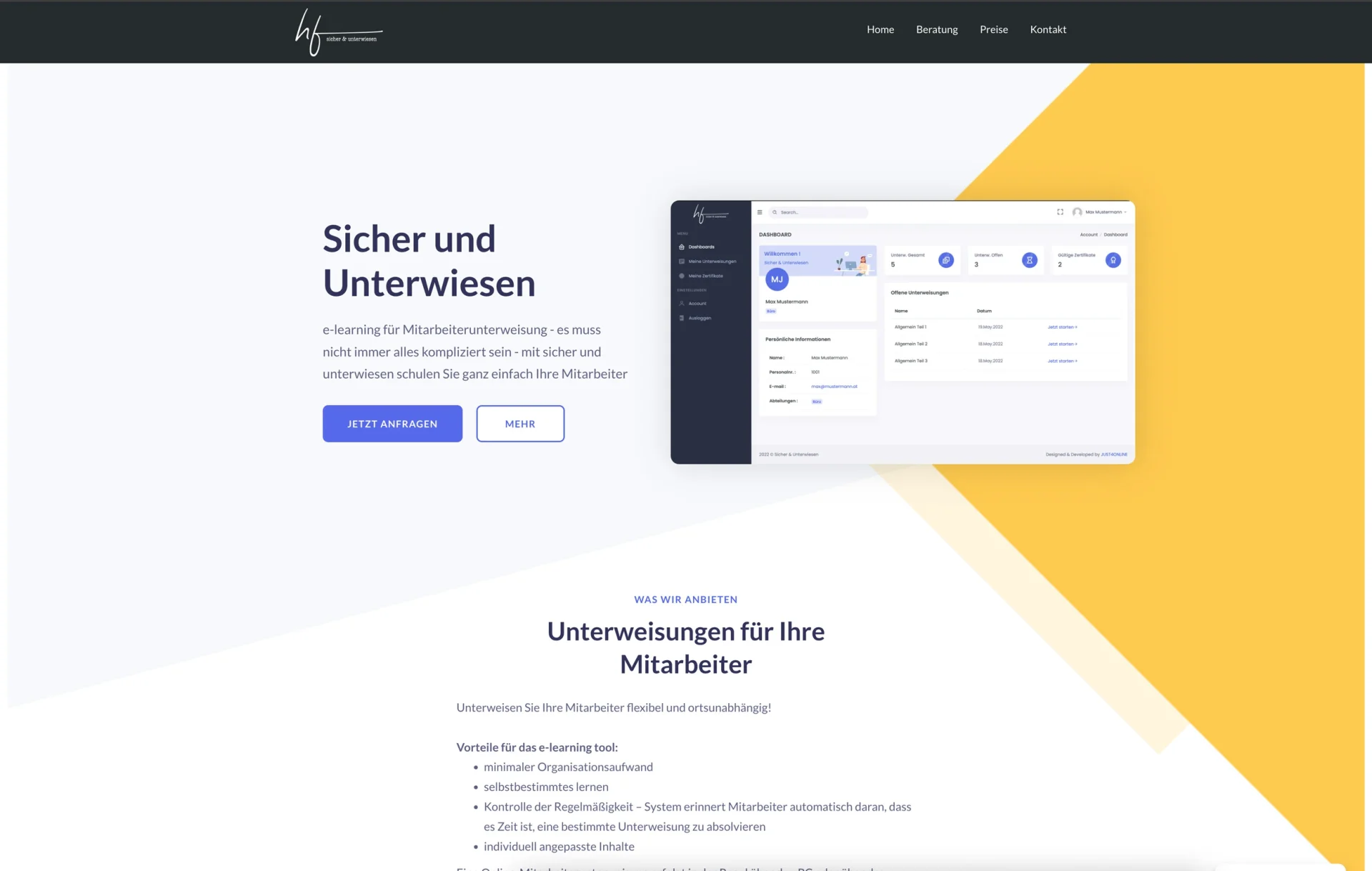 Webseite Onlineshop oder individuelle Softwareentwicklung von JUST4ONLINE